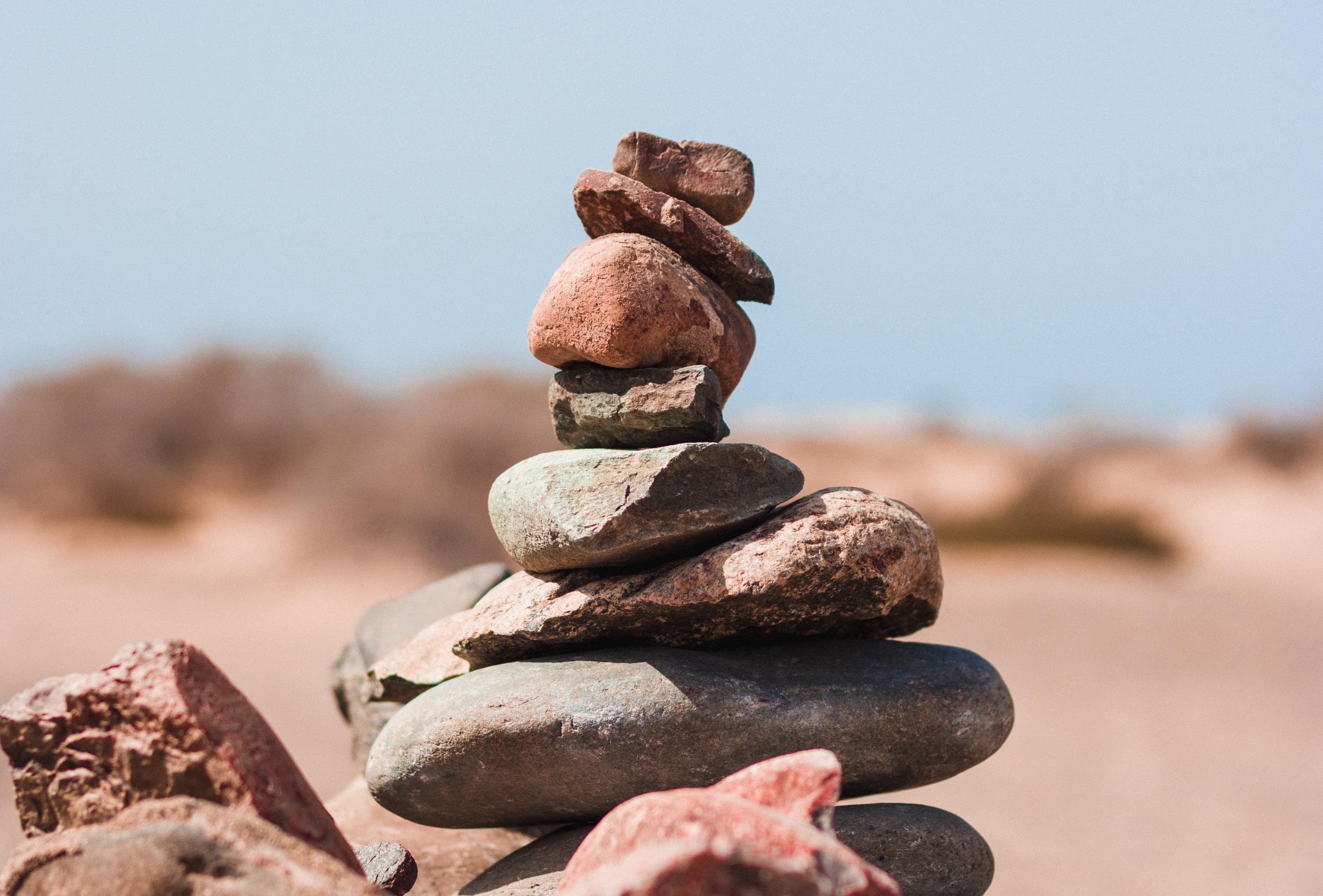 Imagen de unas rocas apiladas